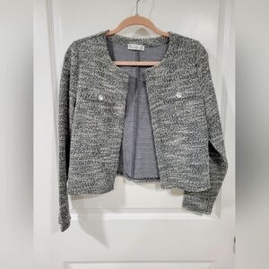 New 89th Madison Chic Tweed Jacket M Medium